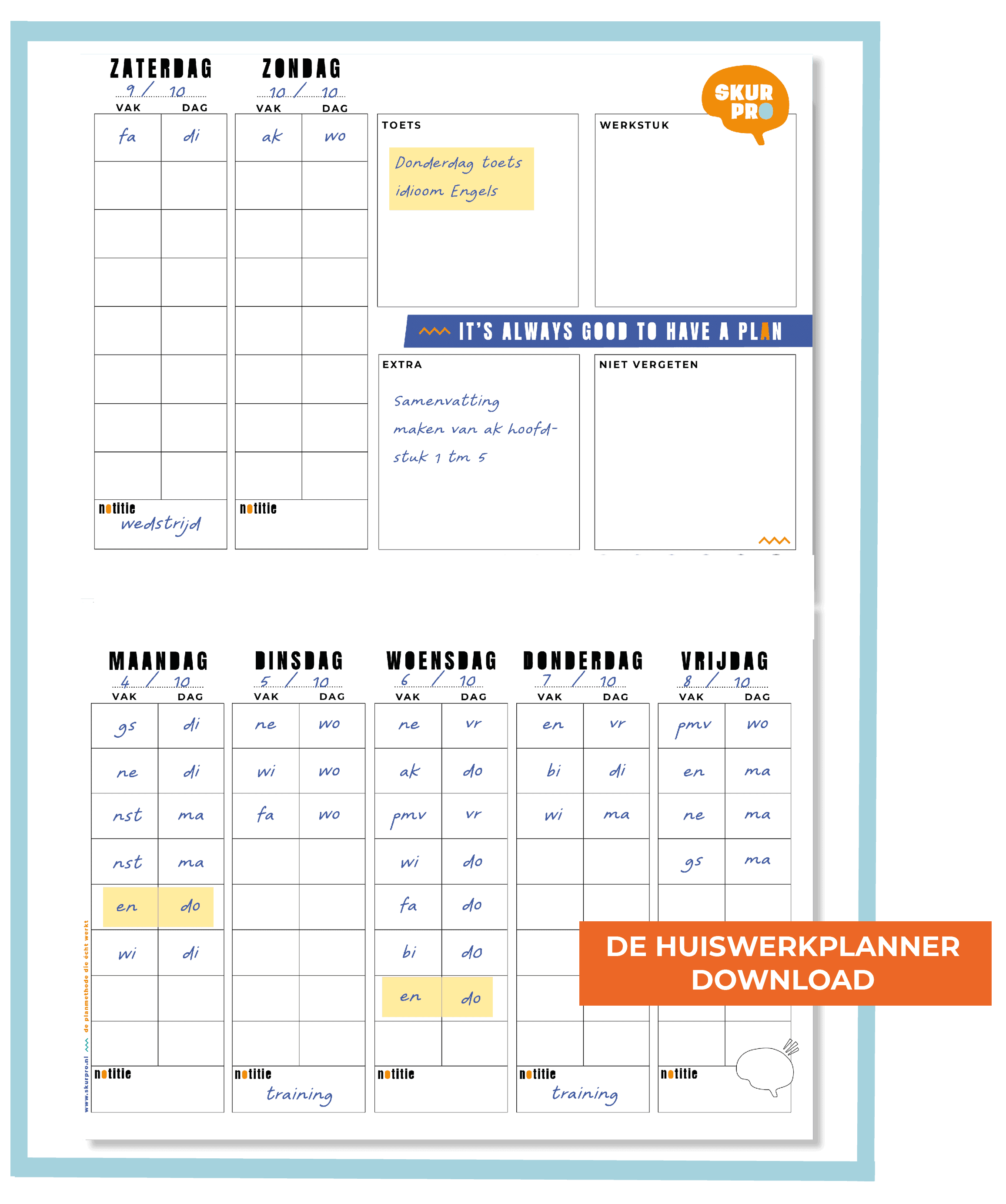 huiswerkplanner-digitaal
